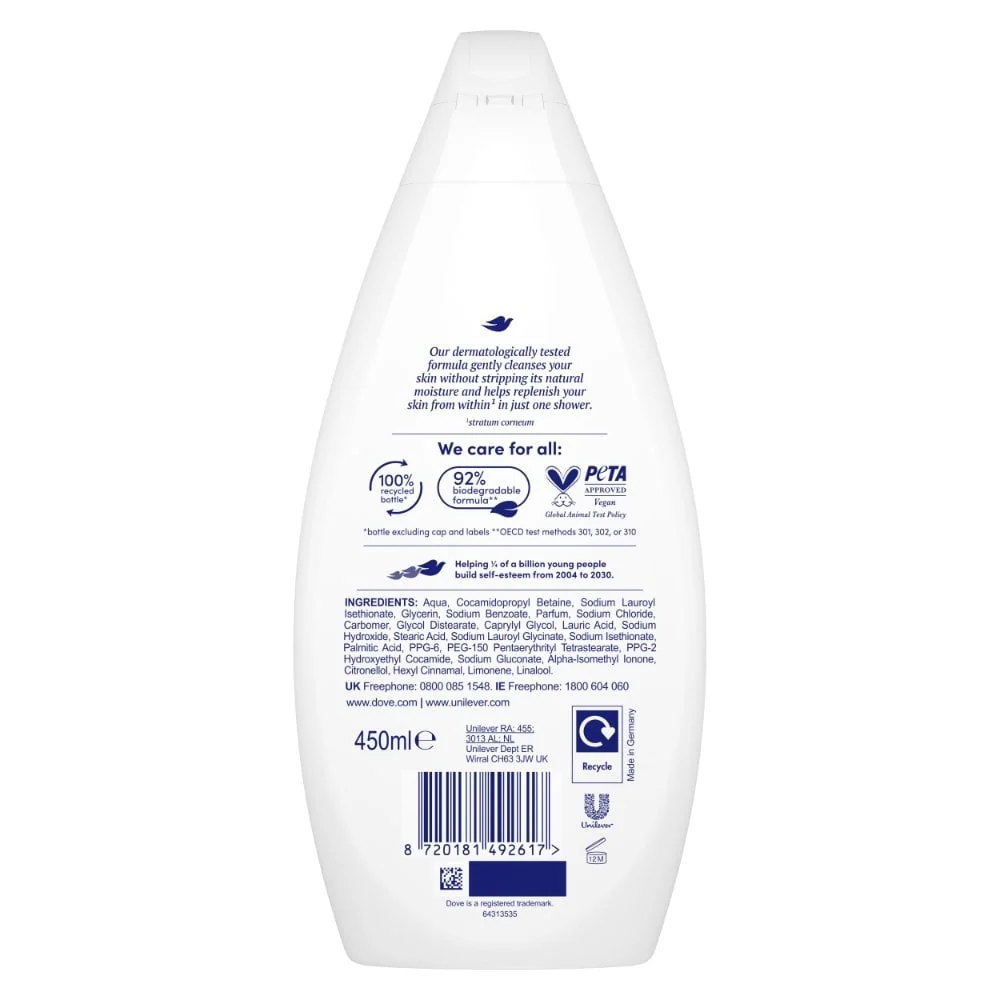 Dove Velvet Glow Body Wash 450ml - Image 2