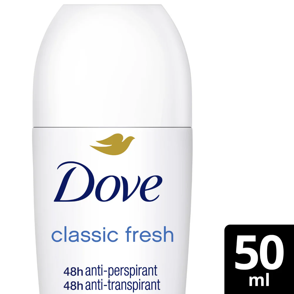 Dove Women Classic Fresh 48h Anti-Perspirant Deodorant Roll-On 50ml - Image 2
