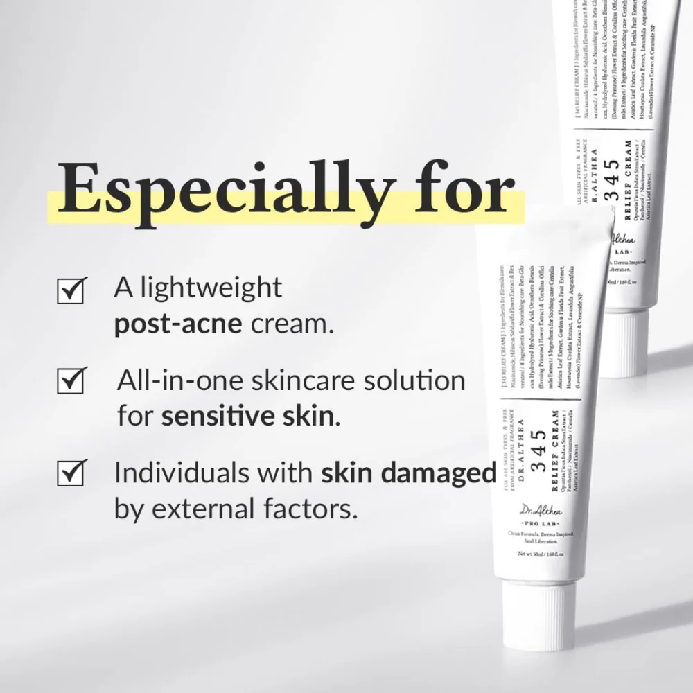 Dr. Althea 345 Relief Cream 50ml - Image 6