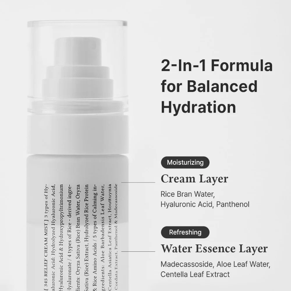Dr. Althea 345 Relief Cream Mist 100ml - Image 5