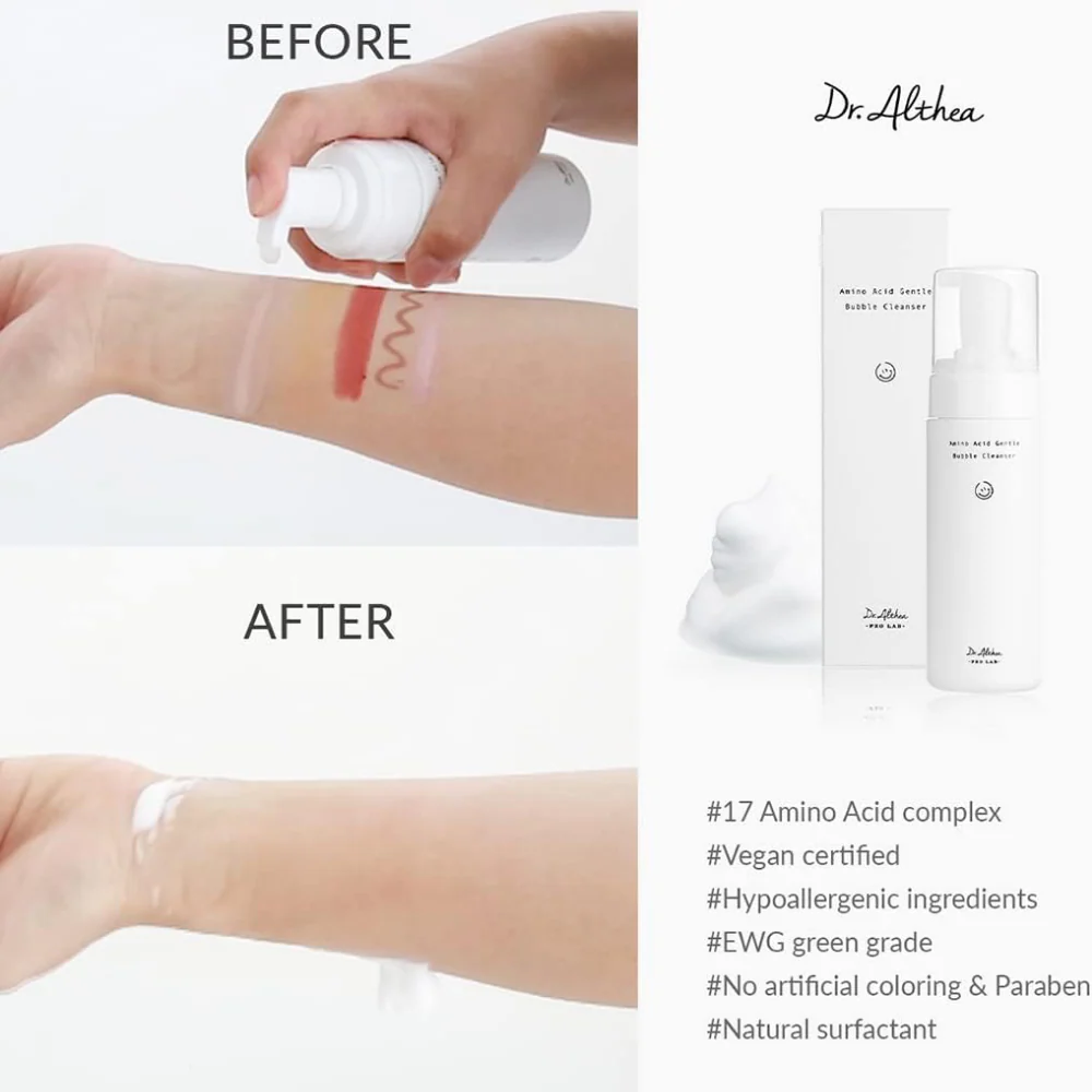 Dr. Althea Amino Acid Bubble Cleanser 140ml - Image 4