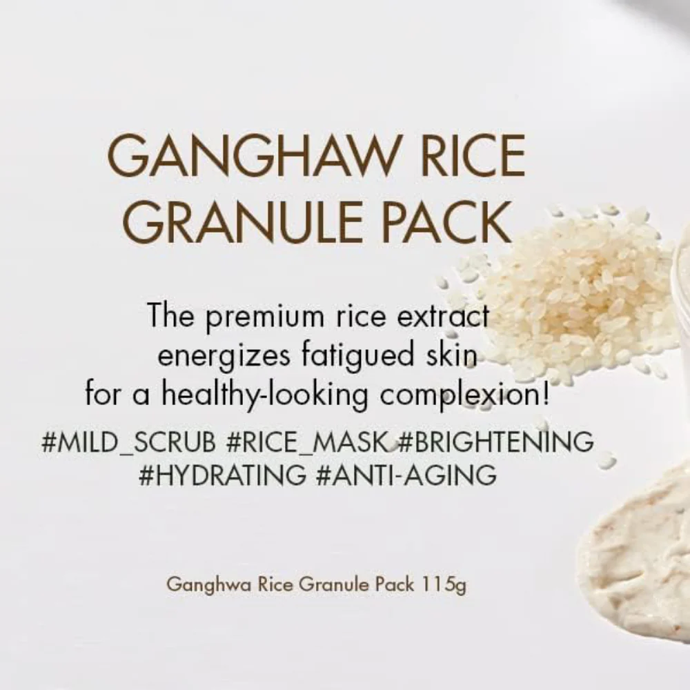 Dr. Ceuracle Ganghwa Rice Granule Mask Pack 115g - Image 4