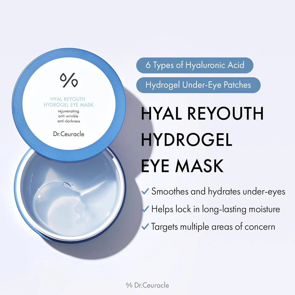 Dr. Ceuracle Hyal Reyouth Hydrogel Eye Masks 90g - Image 5