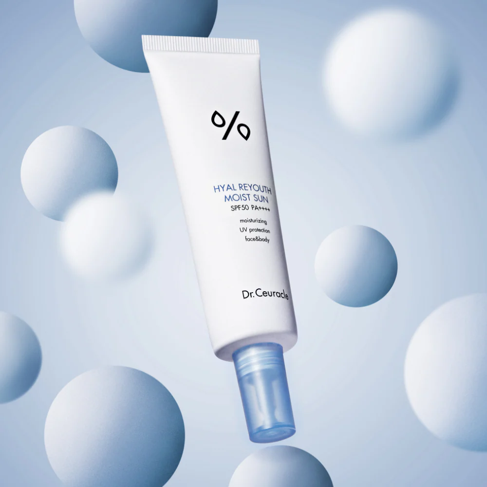 Dr. Ceuracle Hyal Reyouth Moist Sun Sunscreen PA++++ SPF50+ 50ml - Image 4