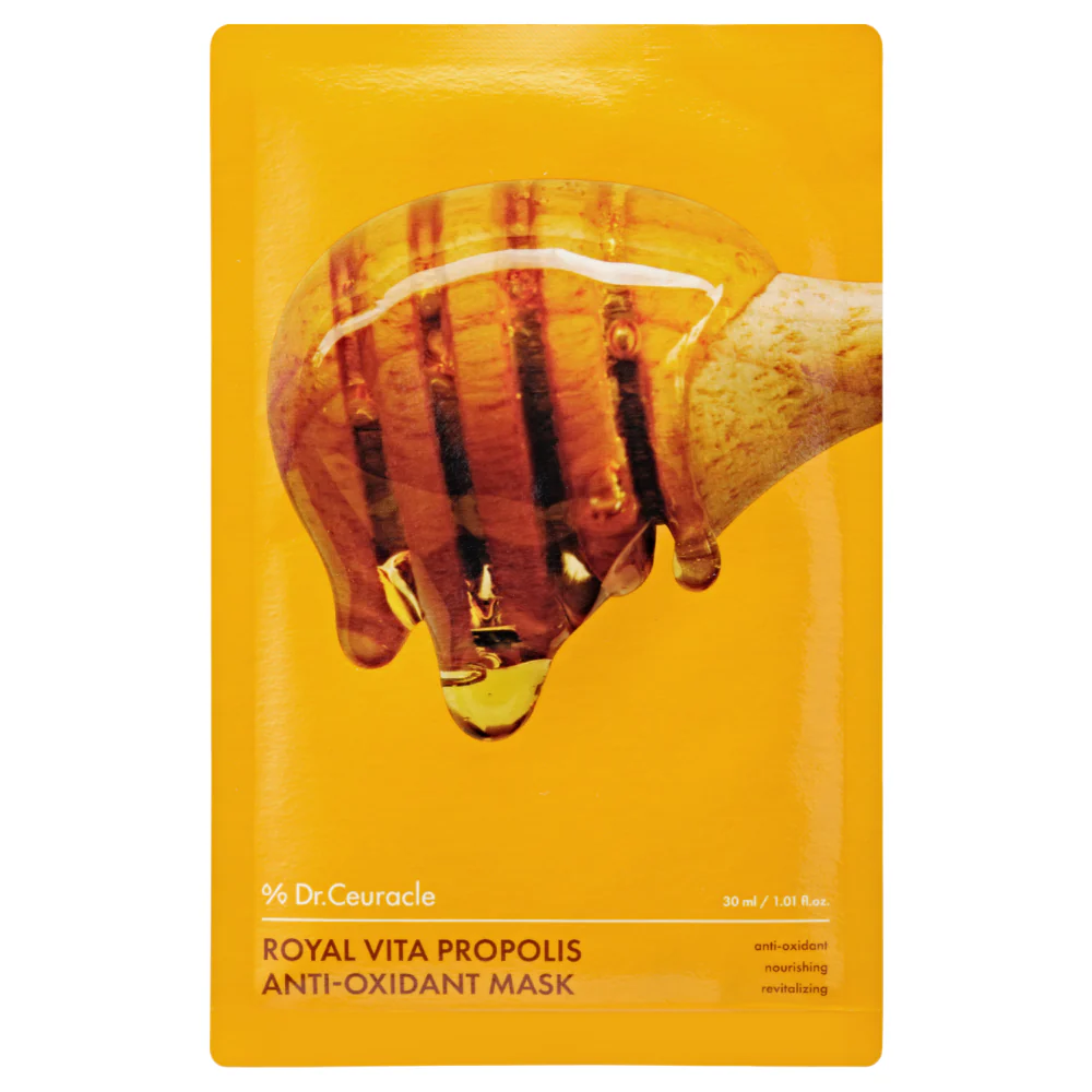 Dr. Ceuracle Royal Vita Propolis Anti-Oxidant Sheet Mask 10 x 30ml - Image 2