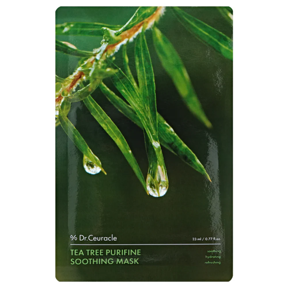 Dr. Ceuracle Tea Tree Purifine Soothing Sheet Mask 10 x 23ml - Image 3
