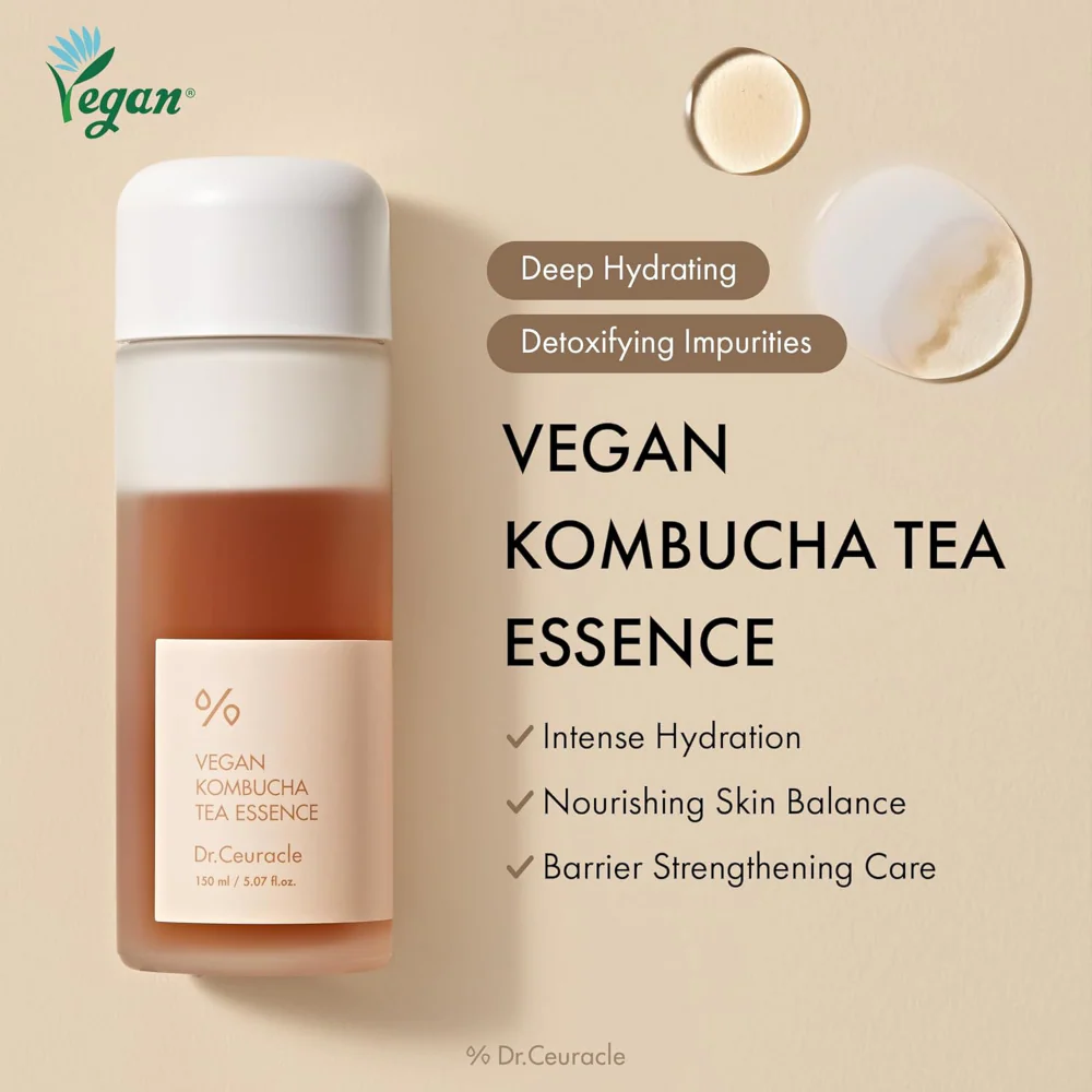 Dr. Ceuracle Vegan Kombucha Tea Essence 150ml - Image 4