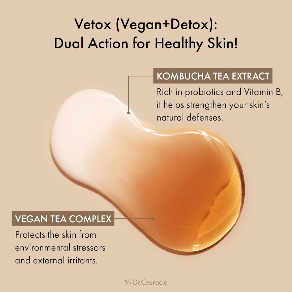 Dr. Ceuracle Vegan Kombucha Tea Essence 150ml - Image 6