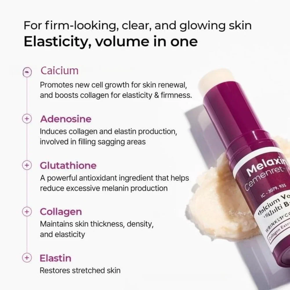 Dr. Melaxin Cemenrete Calcium Volume Multi Balm Wrinkle Core Stick 9g - Image 4