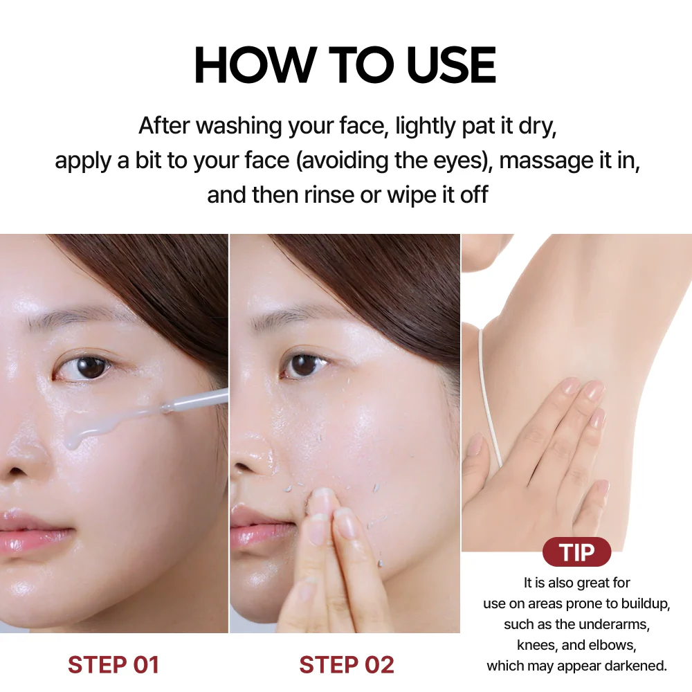 Dr. Melaxin Peel Shot Exfoliating Black Rice Ampoule 80ml - Image 6