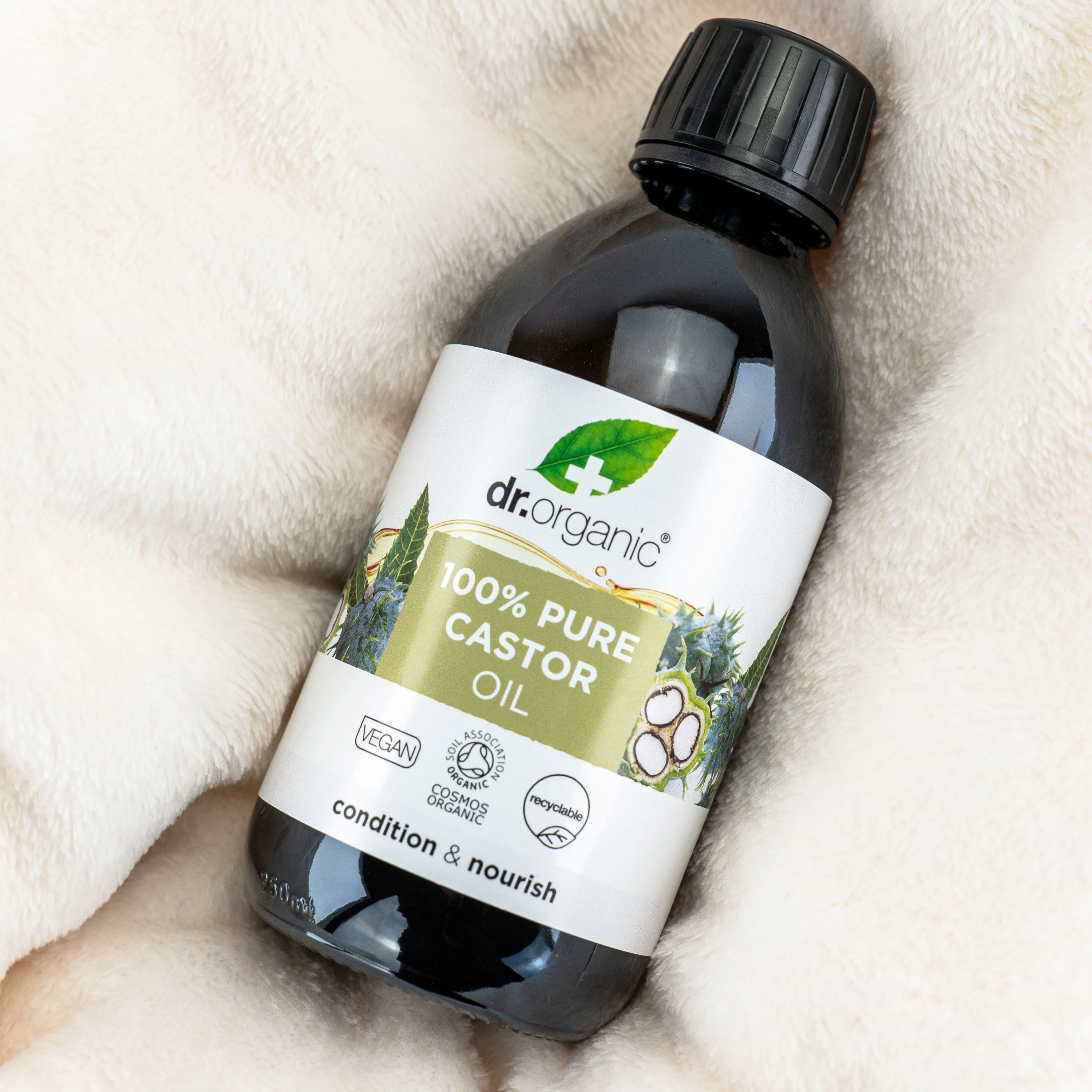 Dr. Organic 100% Pure Castor Oil 250ml - Image 4