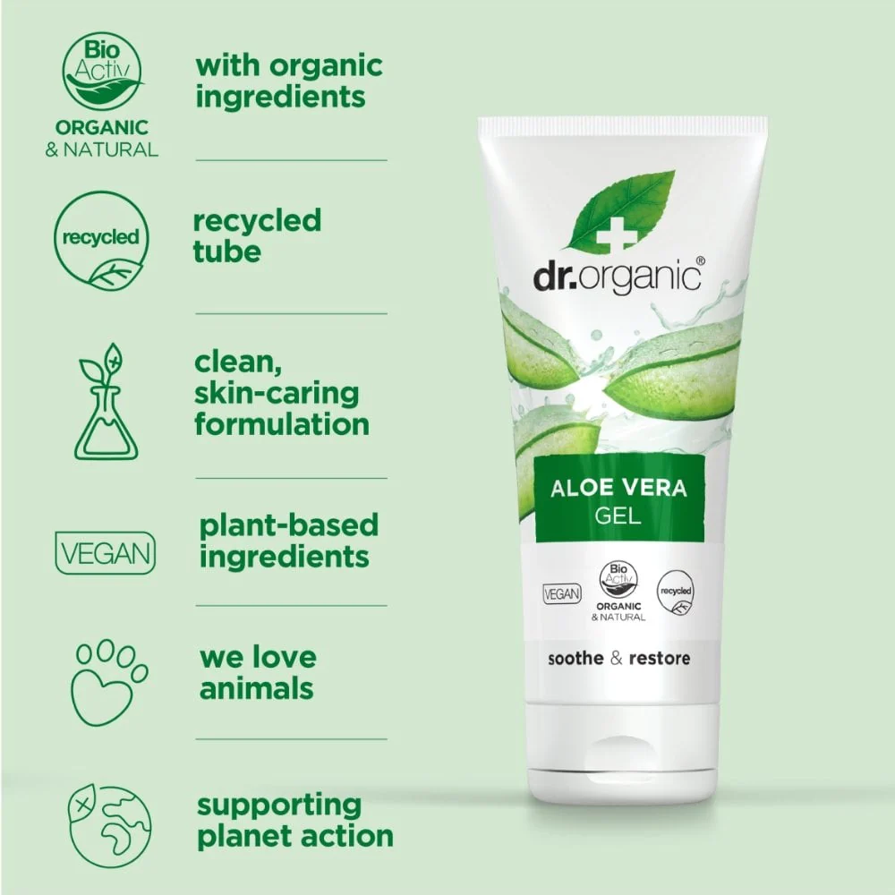 Dr. Organic Aloe Vera Gel 200ml - Image 5