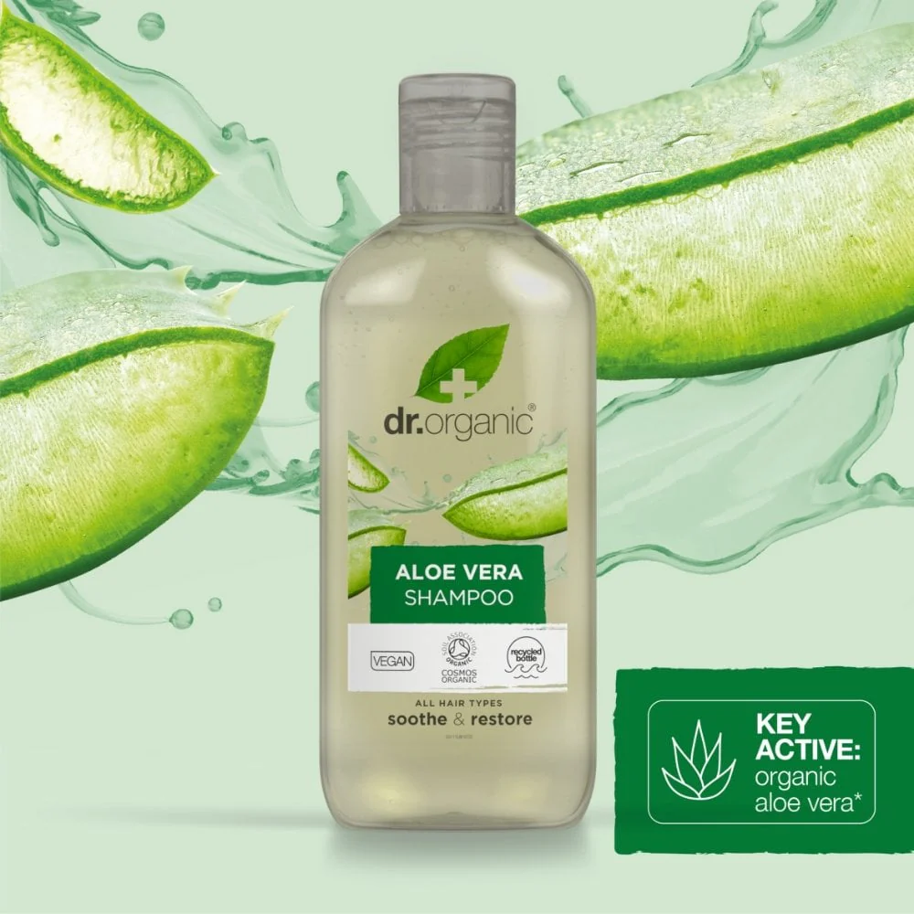 Dr. Organic Aloe Vera Shampoo 265ml - Image 2