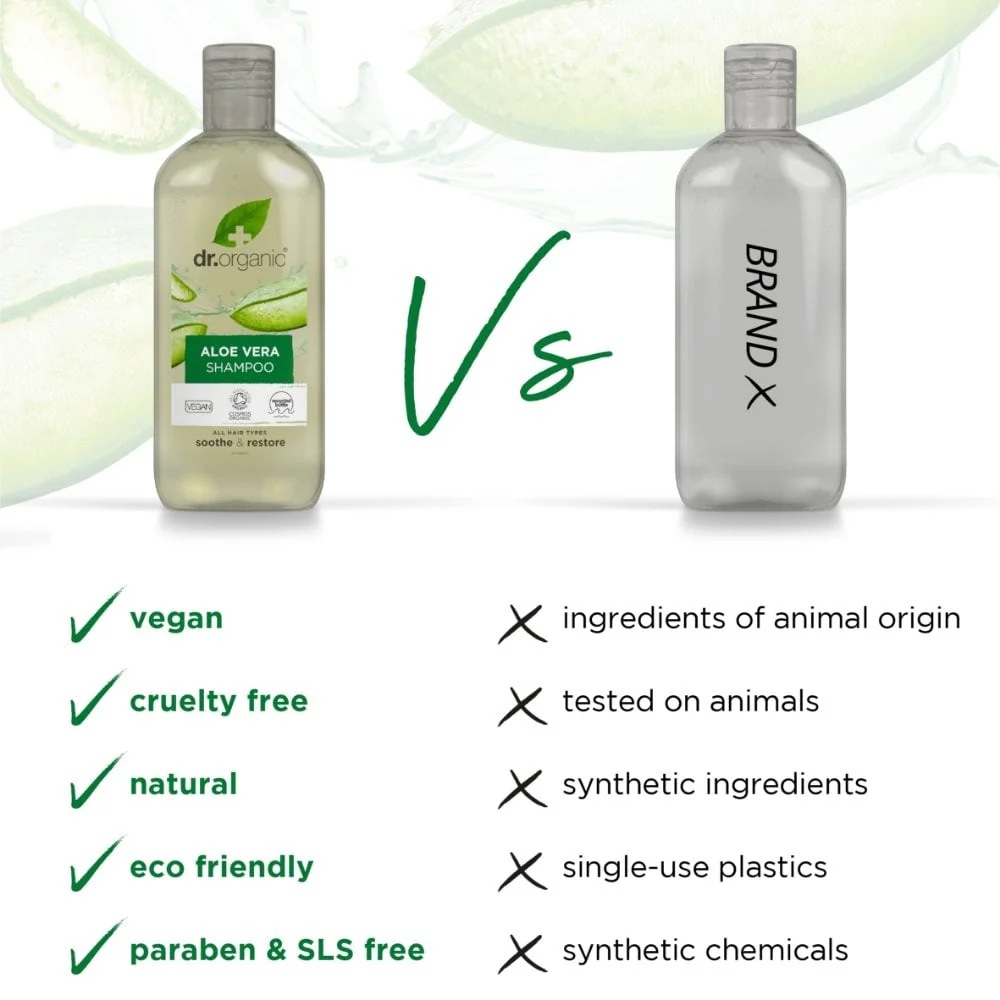 Dr. Organic Aloe Vera Shampoo 265ml - Image 4