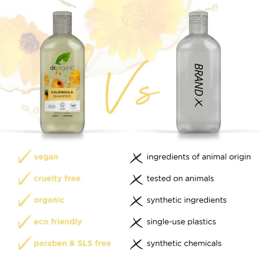 Dr. Organic Calendula Shampoo 265ml - Image 5