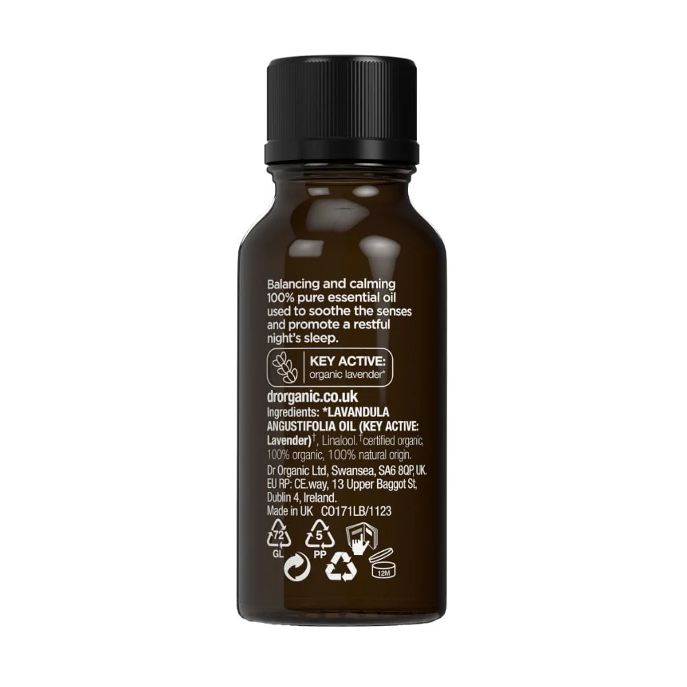 Dr. Organic Lavender Pure Oil 10ml - Image 2