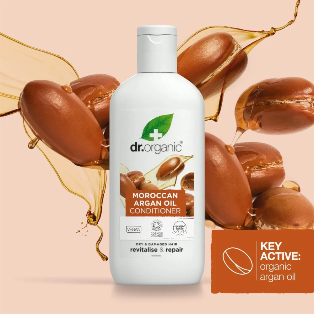 Dr. Organic Moroccan Argan Oil Conditioner 265ml - Image 2