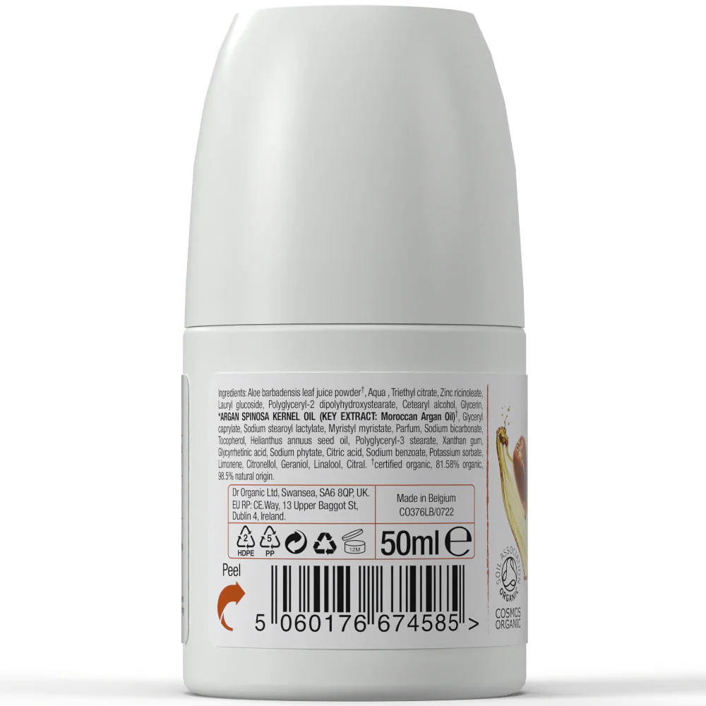 Dr. Organic Moroccan Argan Oil Deodorant 50ml - Image 2