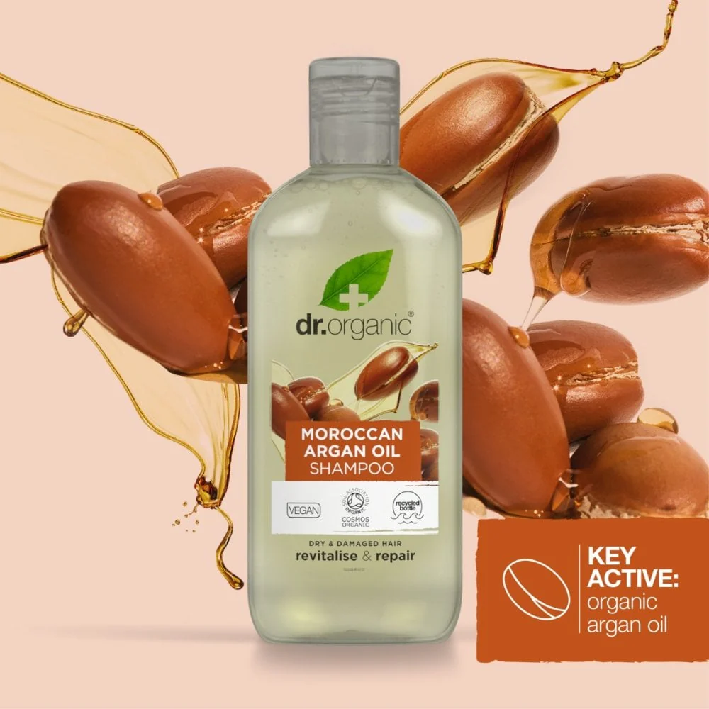 Dr. Organic Moroccan Argan Oil Shampoo 265ml - Image 2