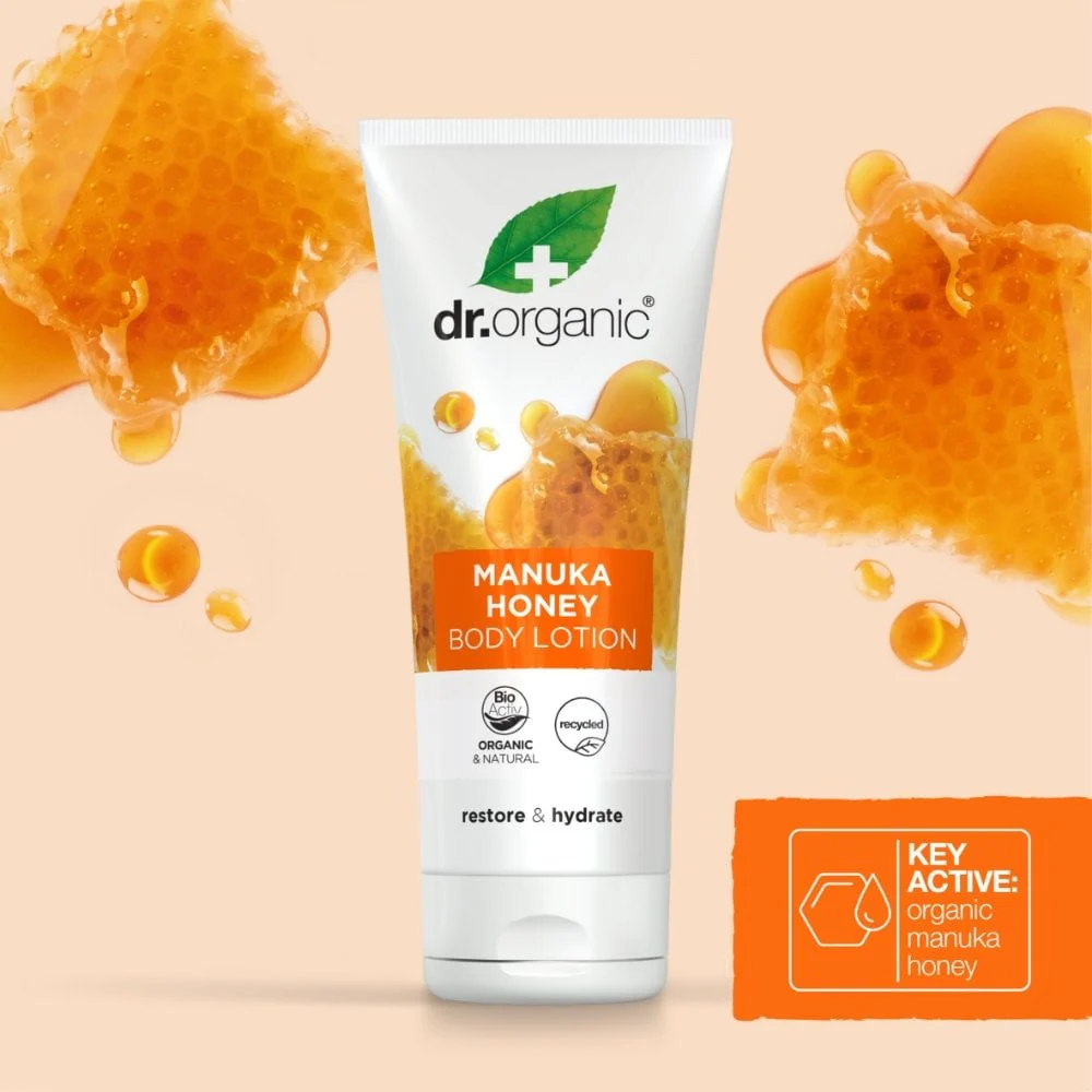 Dr. Organic Organic Manuka Honey Replenishing Body Lotion 200ml - Image 3