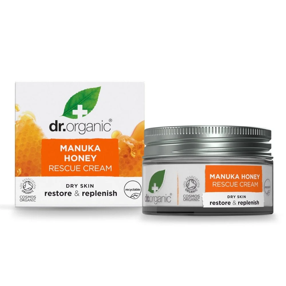 Dr. Organic Organic Manuka Honey Rescue Cream 50ml - Image 3