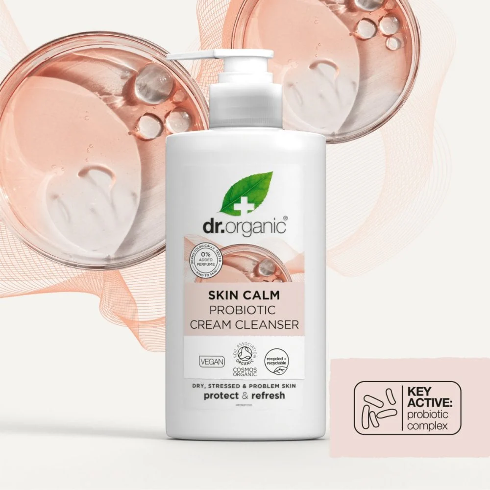 Dr. Organic Skin Calm Probiotic Cream Cleanser 150ml - Image 4