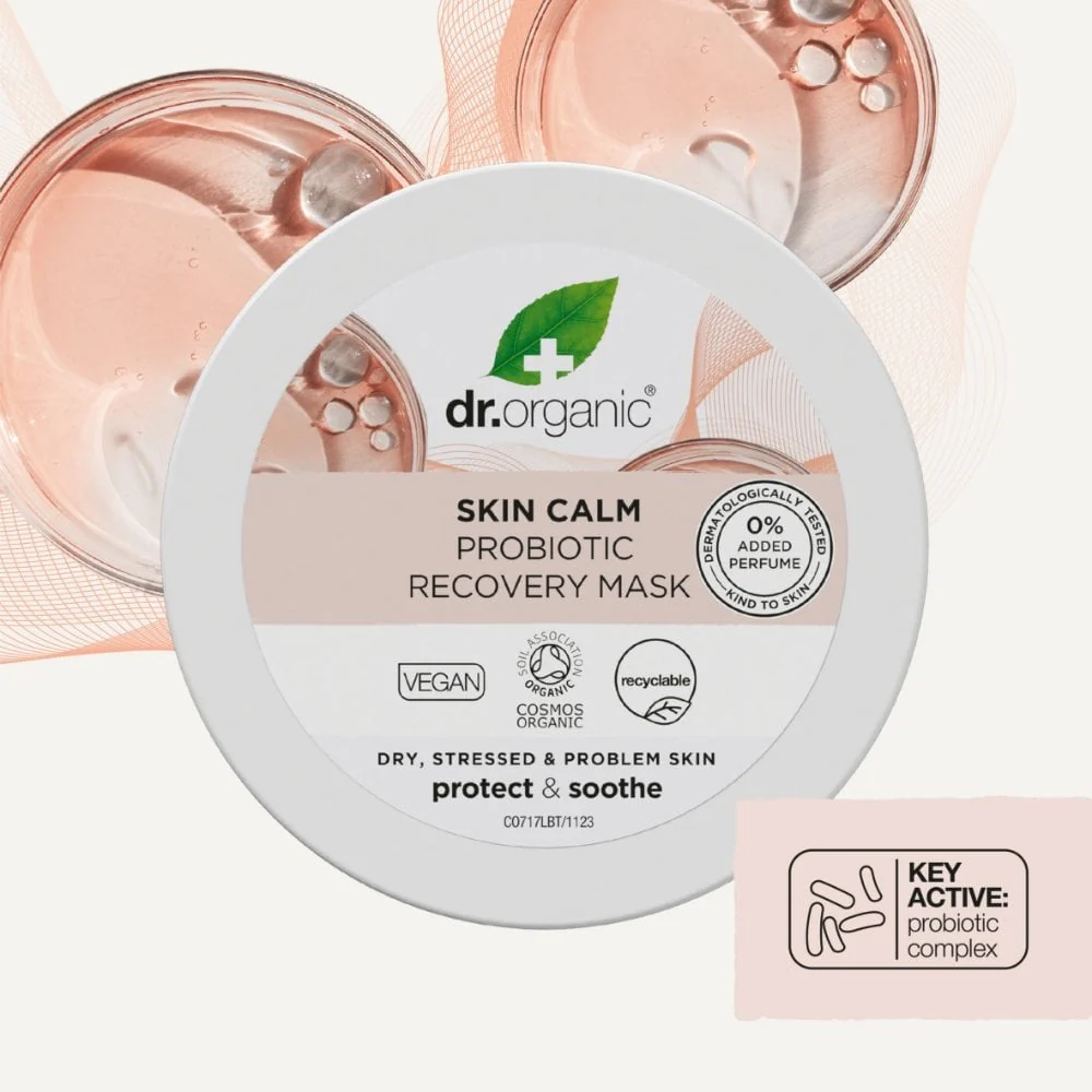 Dr. Organic Skin Calm Probiotic Recovery Mask 100ml - Image 4