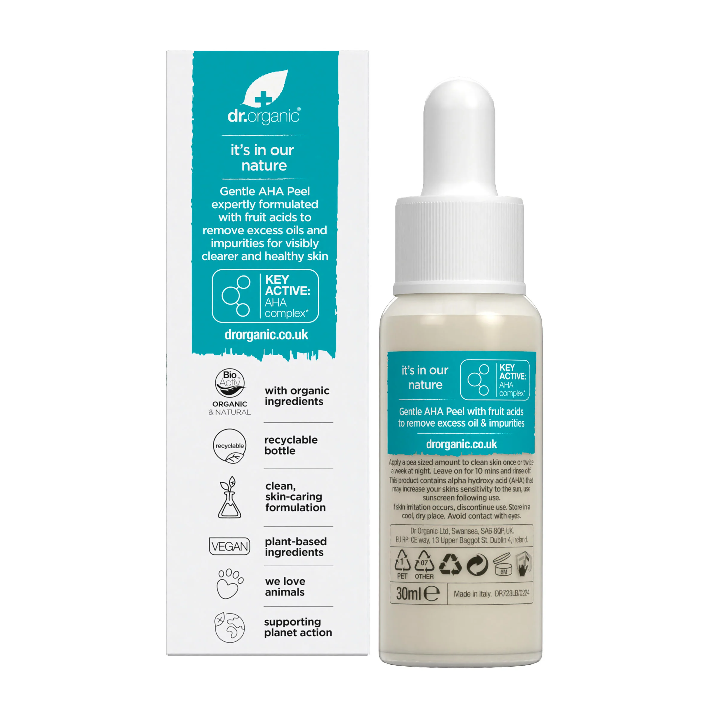 Dr. Organic Skin Clear AHA Peel 30ml - Image 2