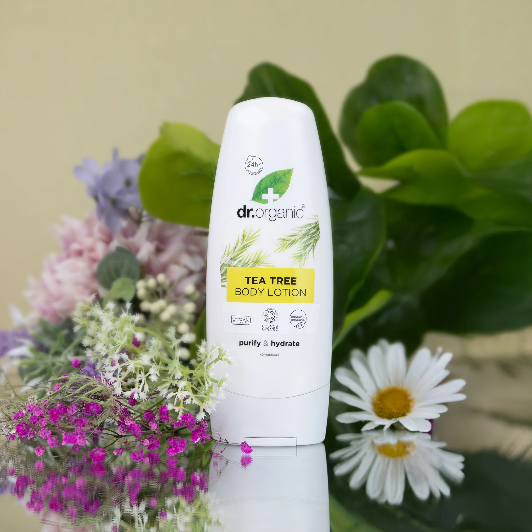 Dr. Organic Tea Tree Body Lotion 200ml - Image 3