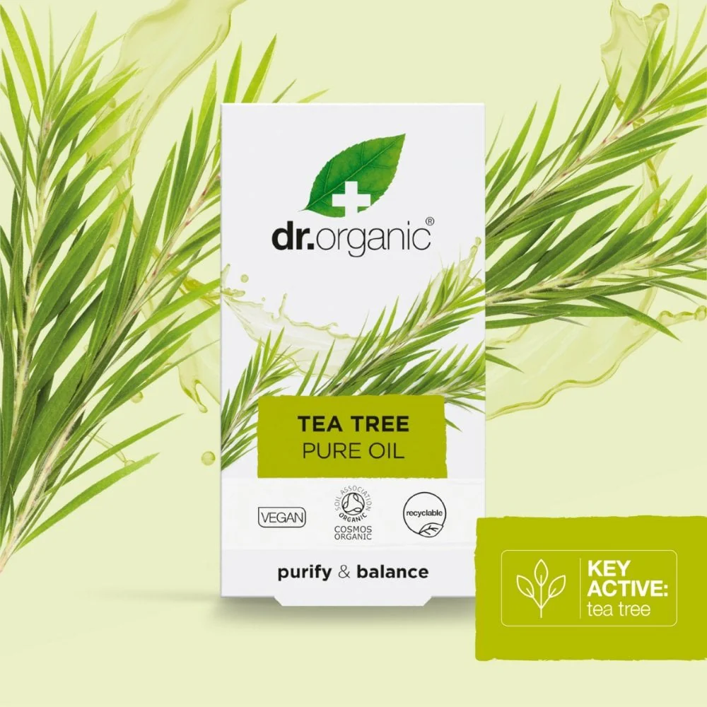 Dr. Organic Tea Tree Pure Oil 10ml - Image 2