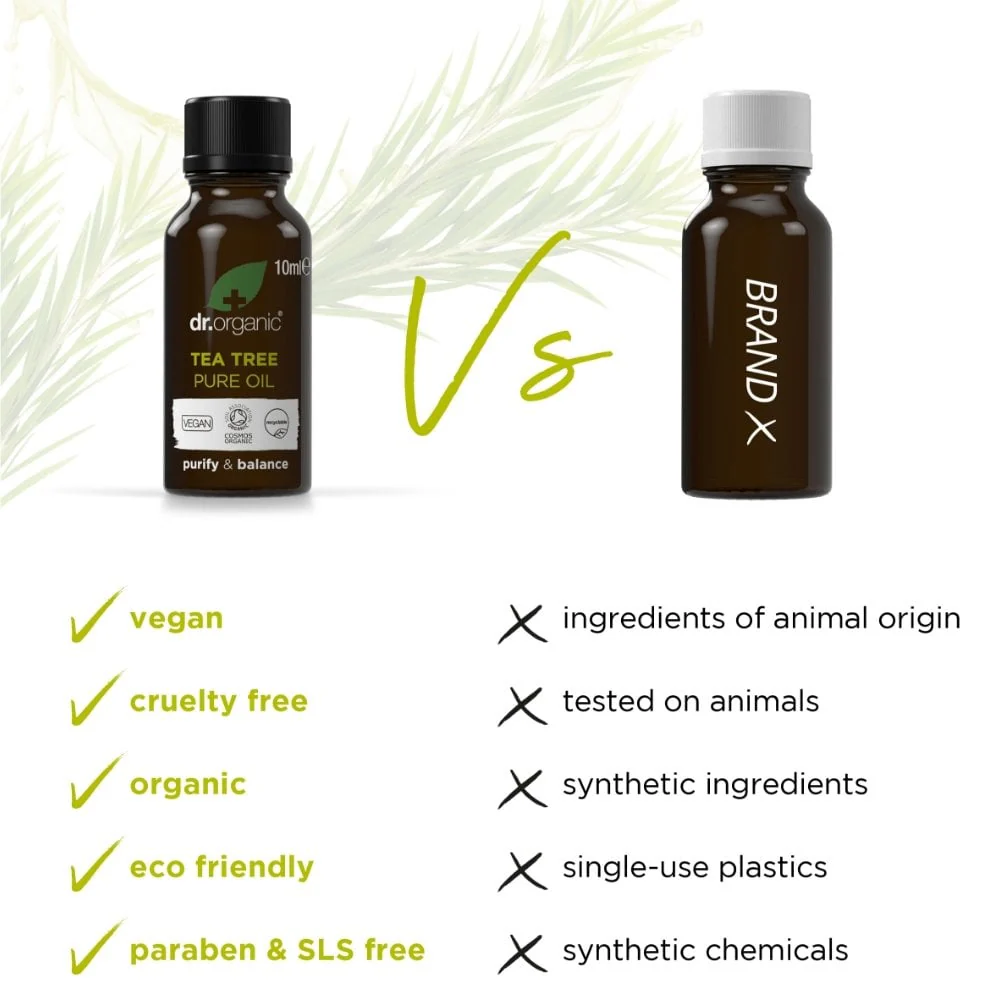 Dr. Organic Tea Tree Pure Oil 10ml - Image 4