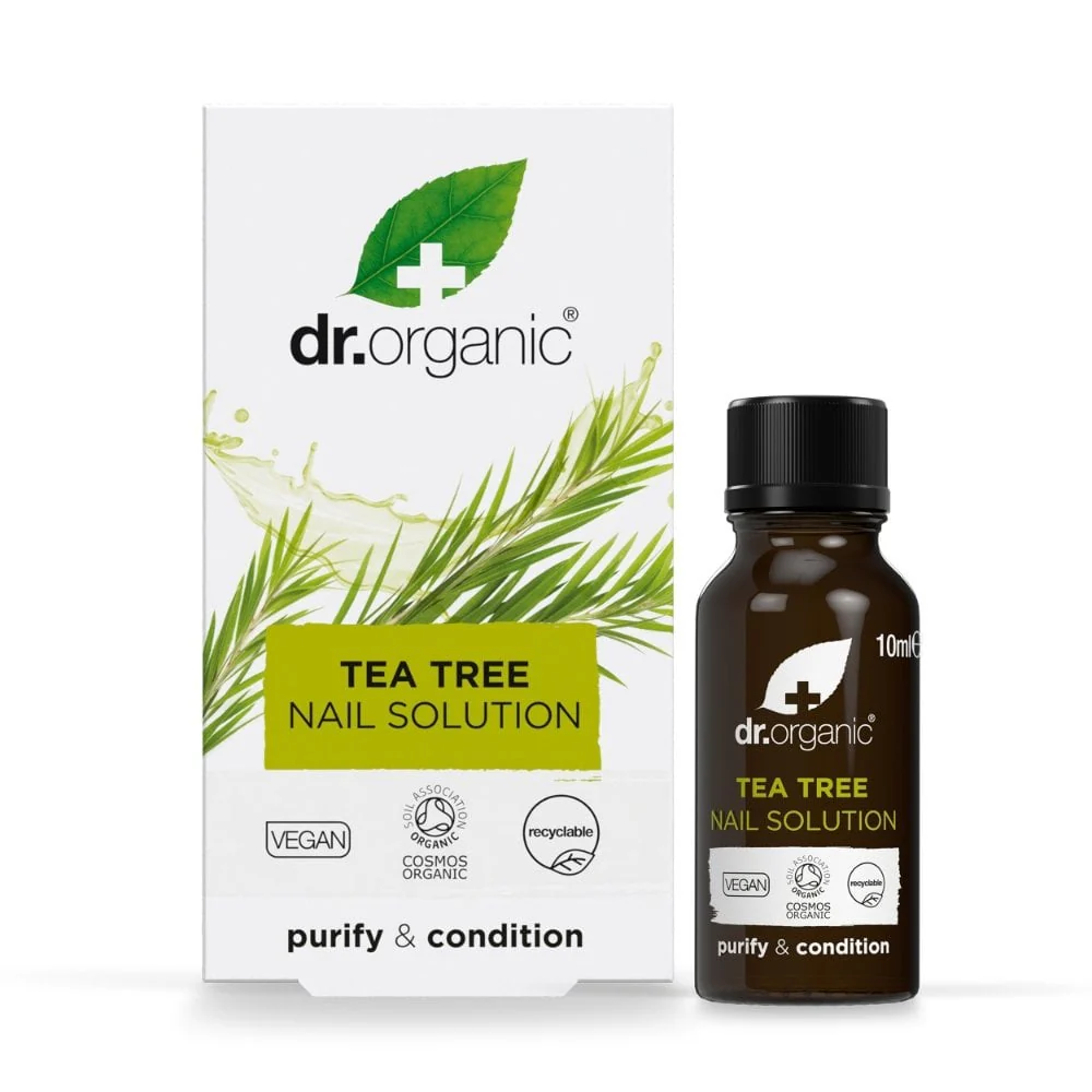 Dr. Organic Tea Tree Purifying & Conditioning Nail Solution 10ml - Image 2