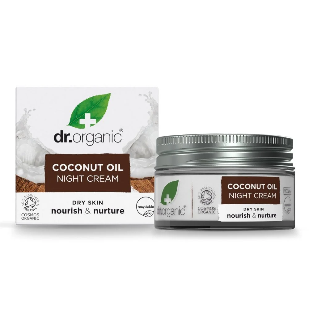 Dr. Organic Virgin Coconut Oil Night Cream 50ml - Image 6