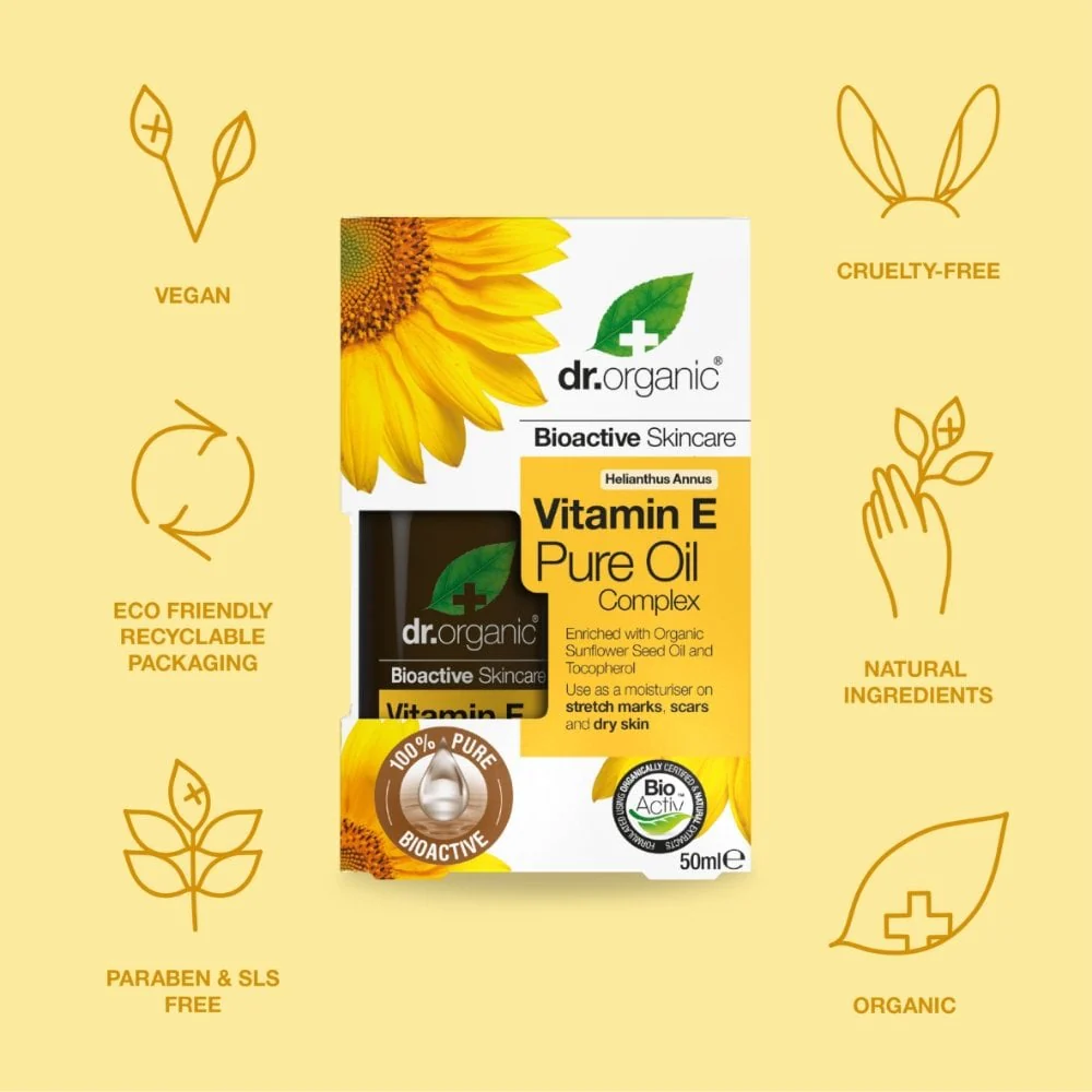 Dr. Organic Vitamin E Pure Oil Complex 50ml - Image 3