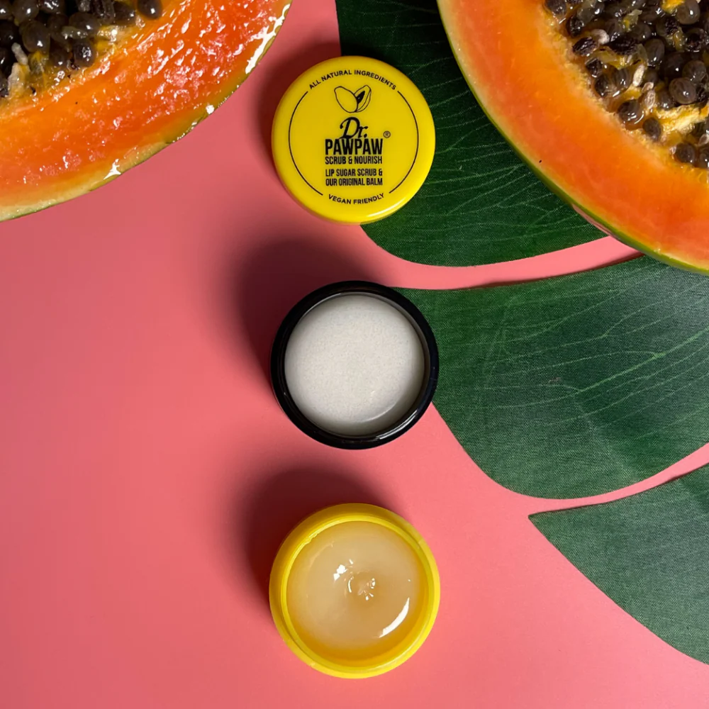 Dr. PawPaw Scrub & Nourish Lip Scrub & Balm Duo - Image 7