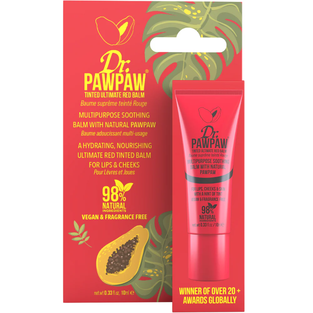 Dr. PawPaw Tinted Ultimate Red Balm 10ml - Image 2
