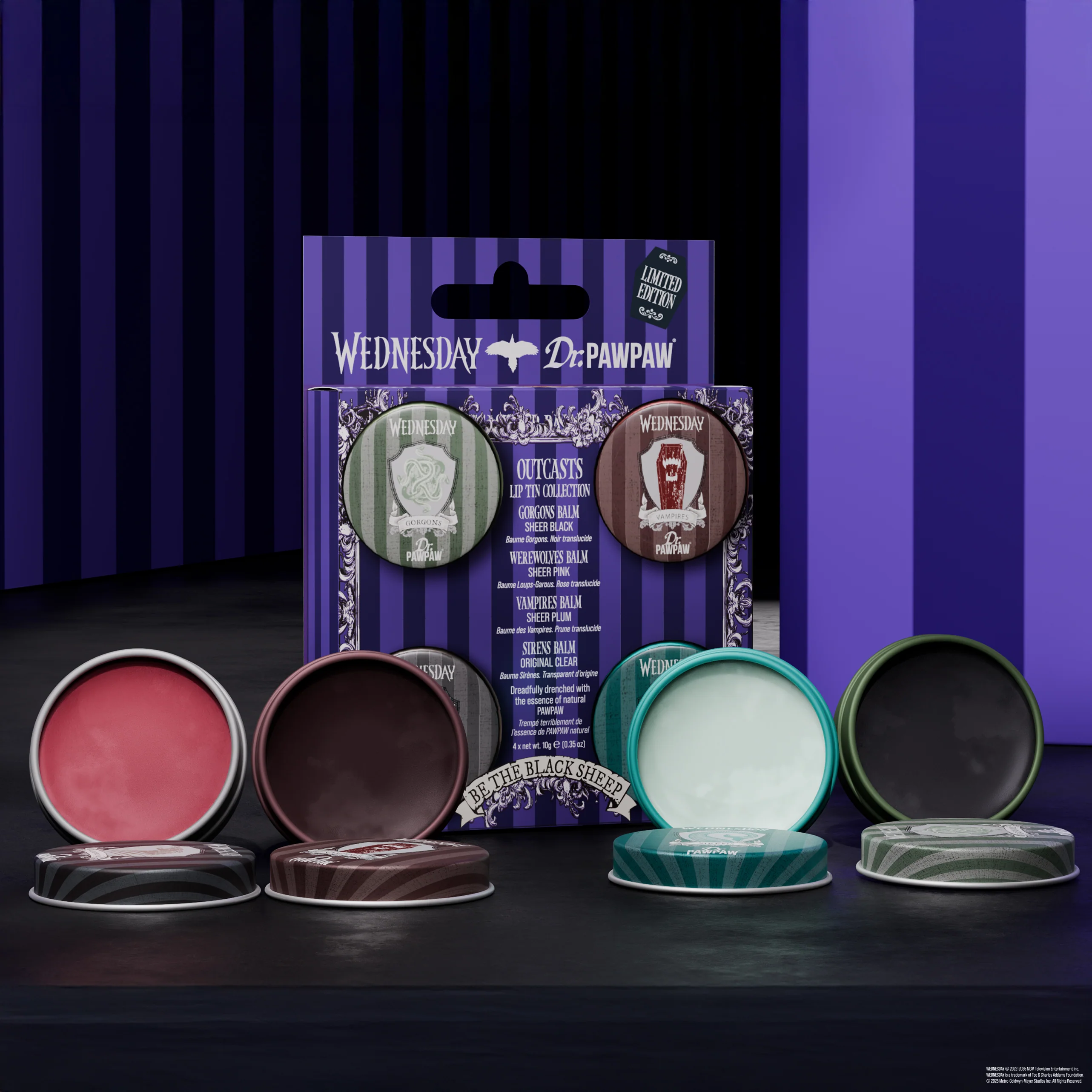 Dr. PawPaw X Wednesday Outcasts Lip Tin Collection - Image 3