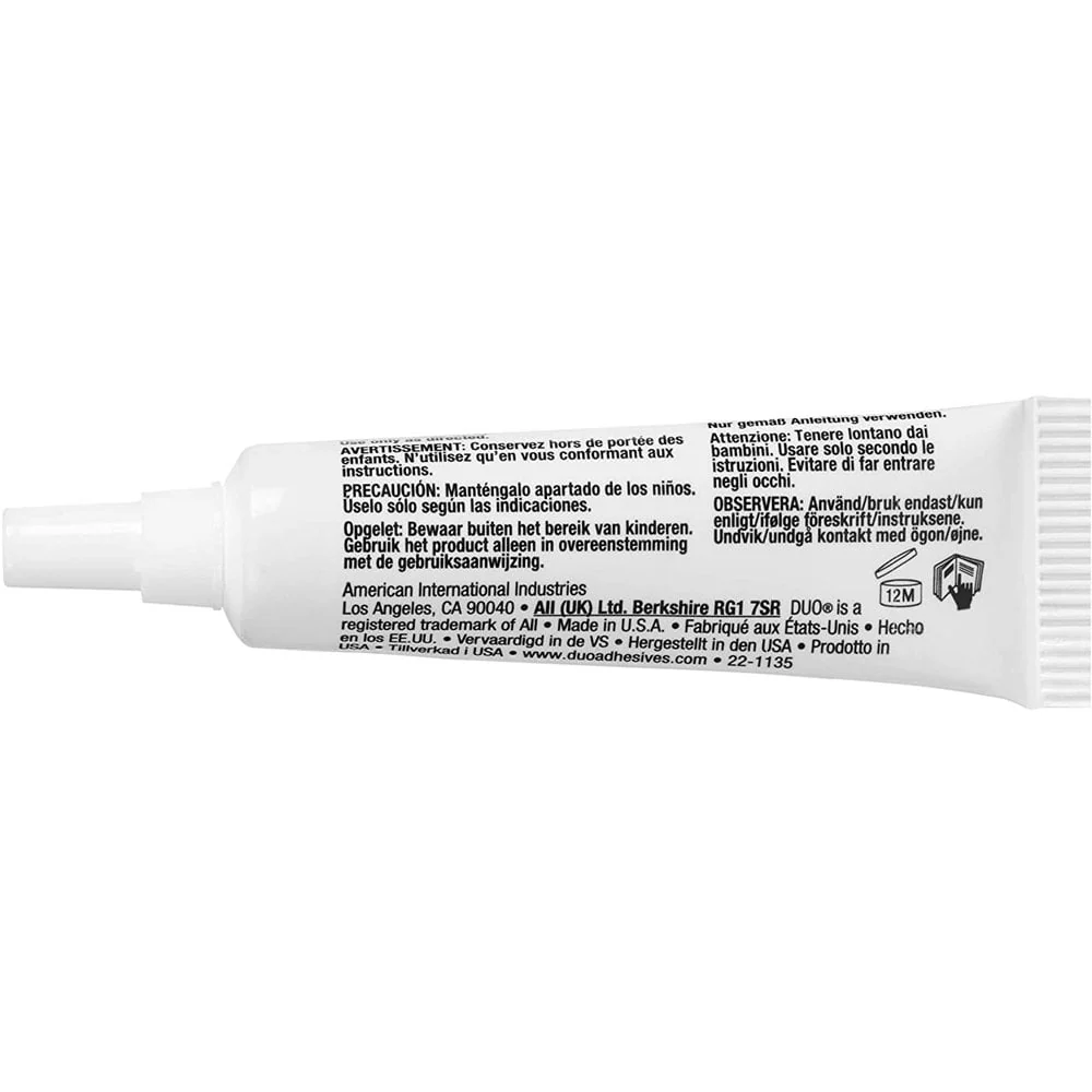 Duo Eyelash Glue Quick-Set Striplash Adhesive White/Clear 7g - Image 3