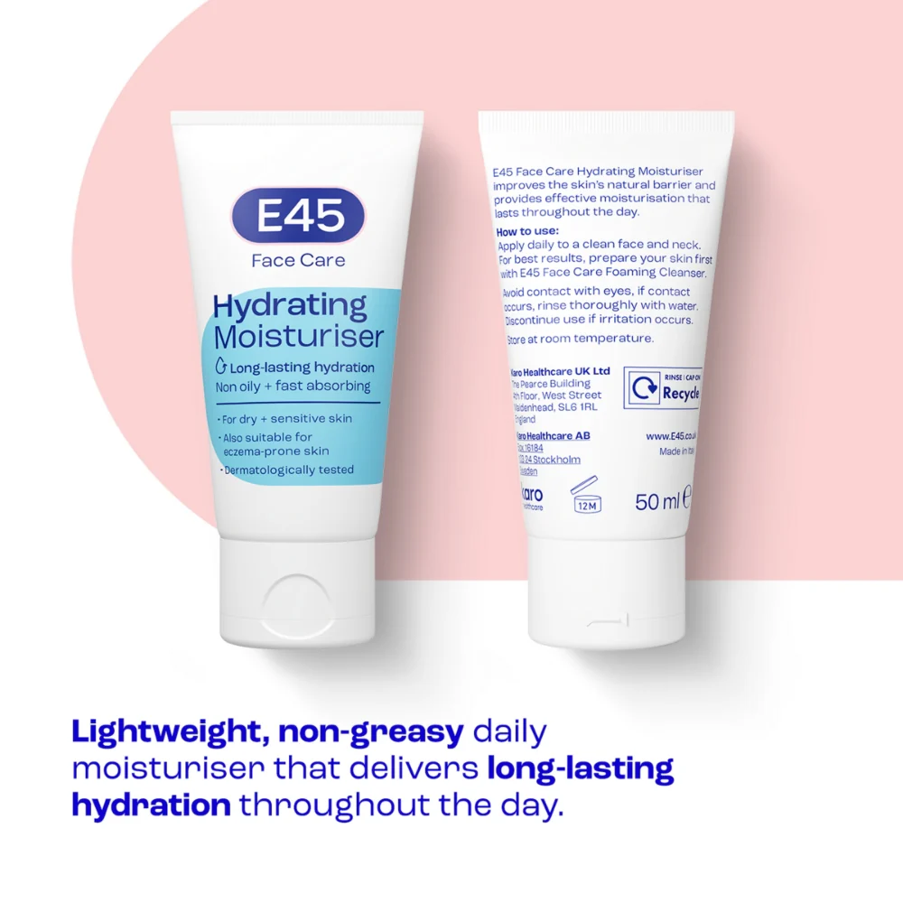 E45 Face Care Hydrating Moisturiser 50ml - Image 2