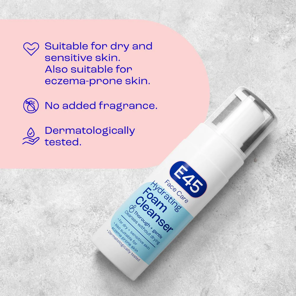 E45 Face Foaming Cleanser 150ml - Image 3