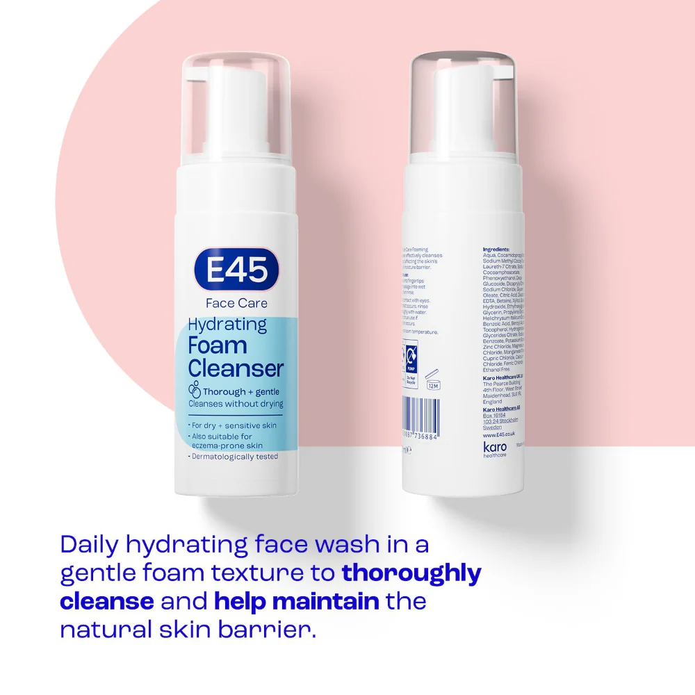 E45 Face Foaming Cleanser 150ml - Image 6