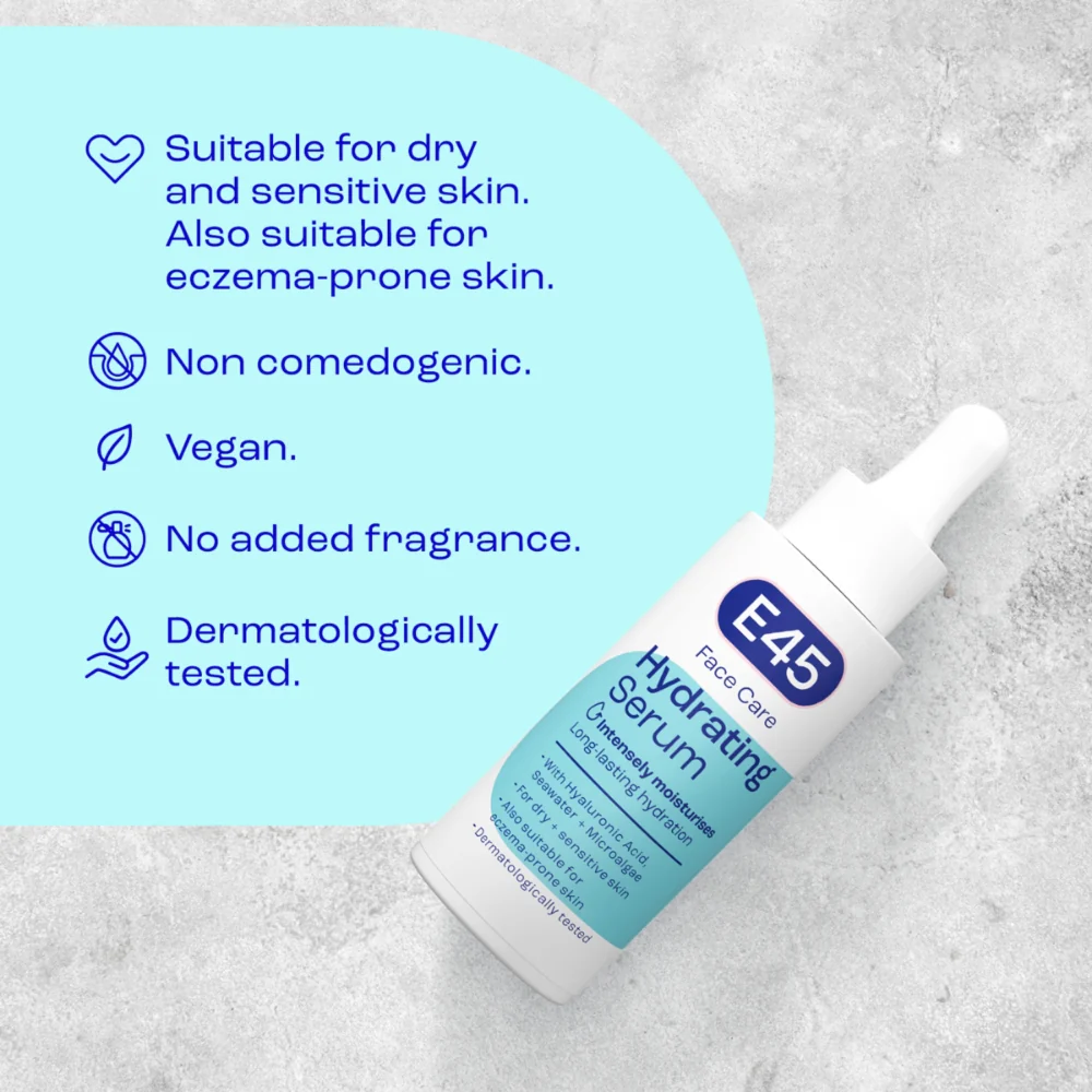 E45 Face Hydrating Serum 30ml - Image 4