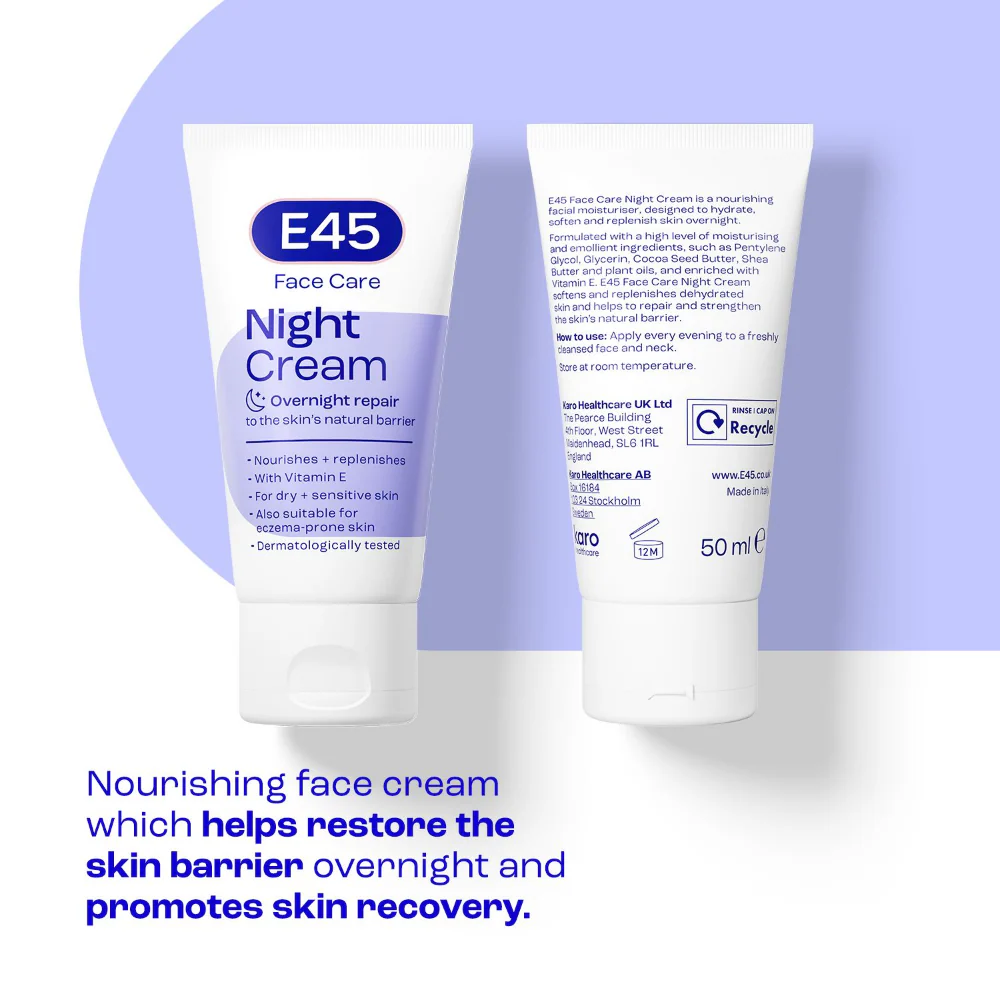 E45 Face Night Cream 50ml - Image 2