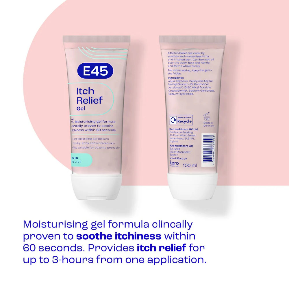 E45 Itch Relief Gel 100ml - Image 6