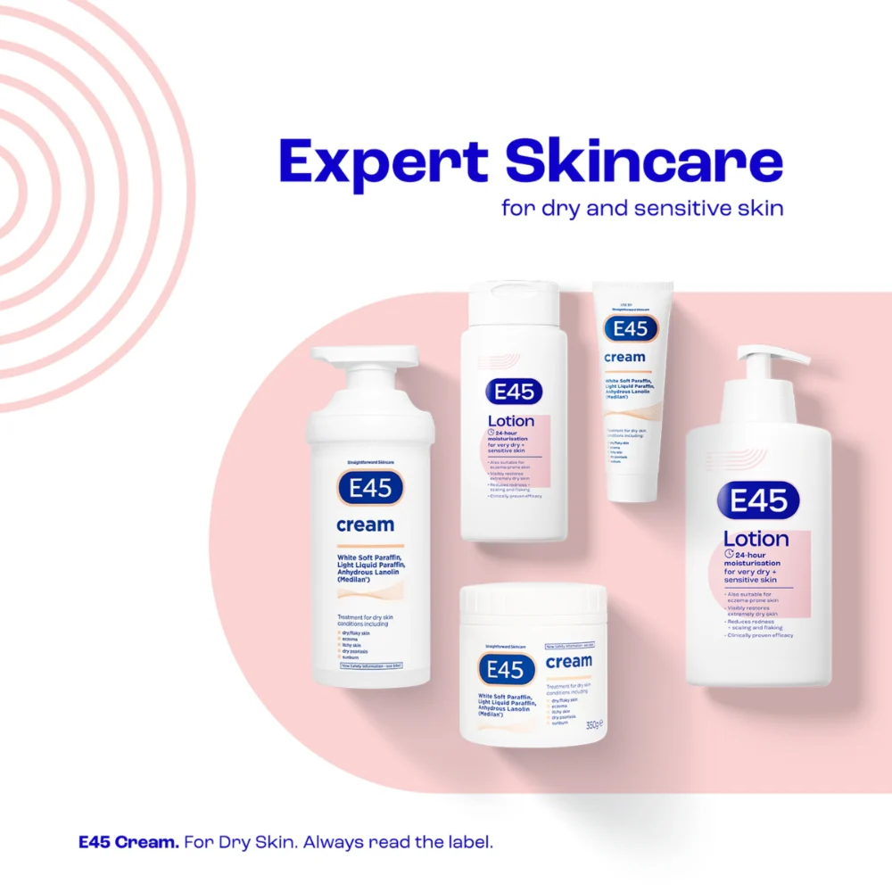 E45 Moisturiser Body Lotion 200ml - Image 6