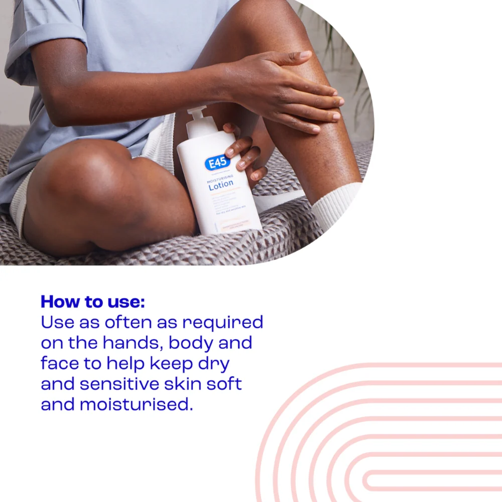 E45 Moisturiser Body Lotion 500ml - Image 4