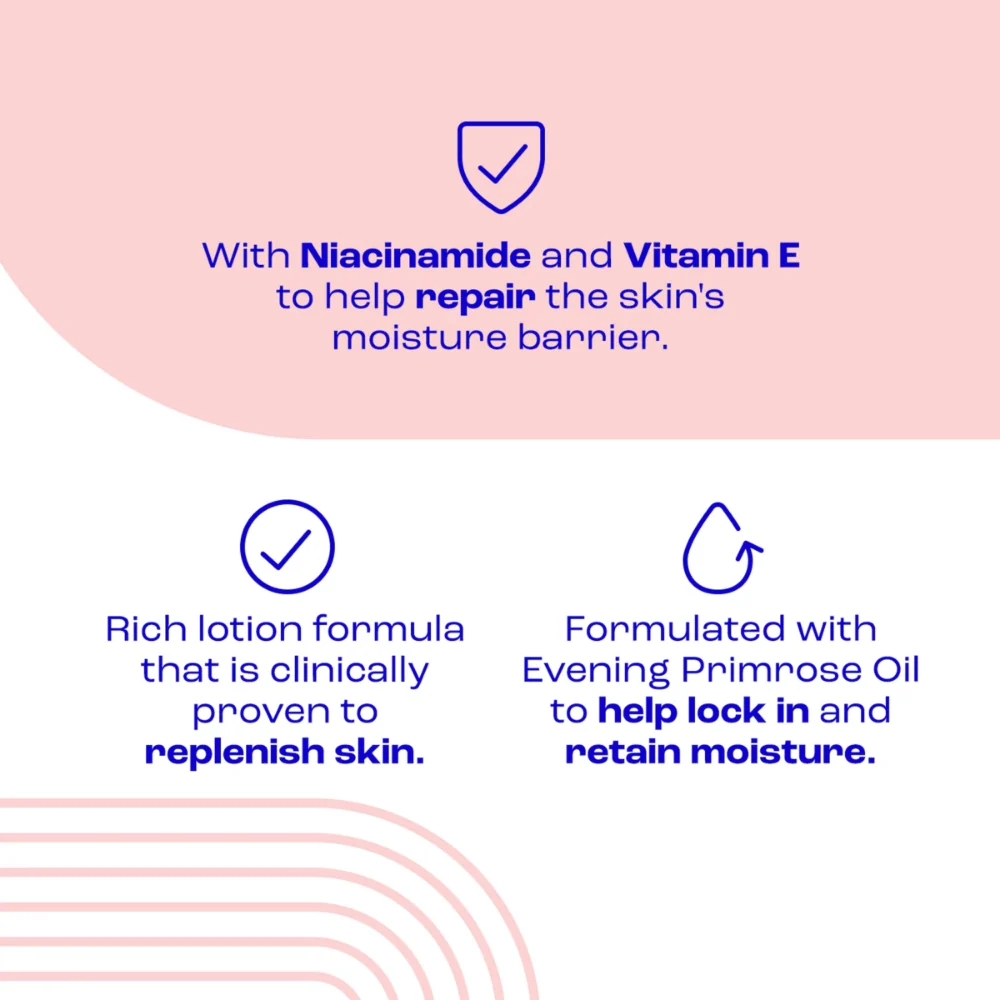 E45 Rich 24h Body Lotion Moisturiser 400ml - Image 3