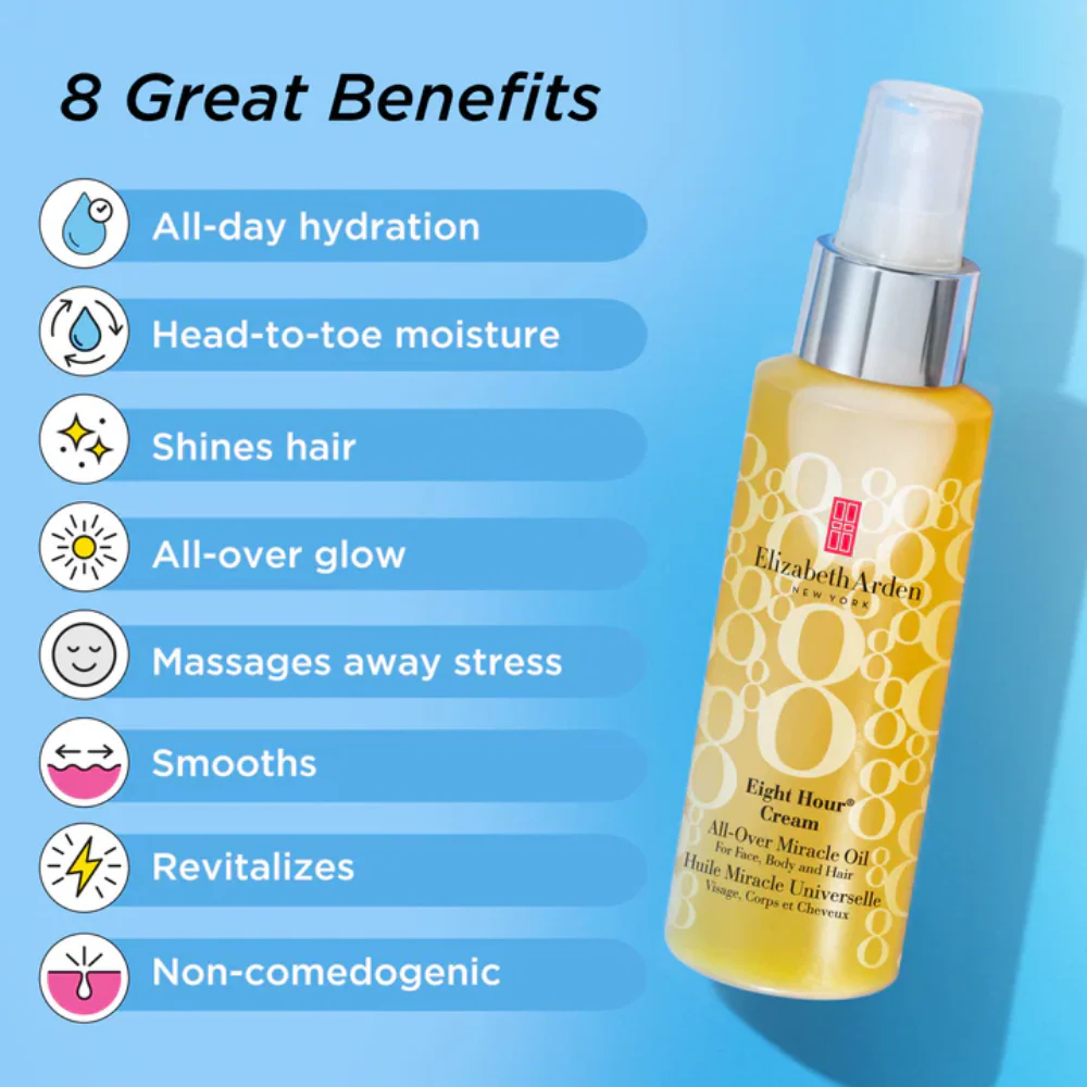 Elizabeth Arden 8 Hour All-Over Miracle Oil 100ml - Image 8