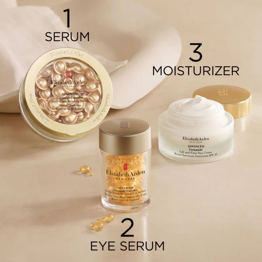Elizabeth Arden Advanced Ceramide Capsules Daily Youth Restoring Serum 90 Capsules - Image 9