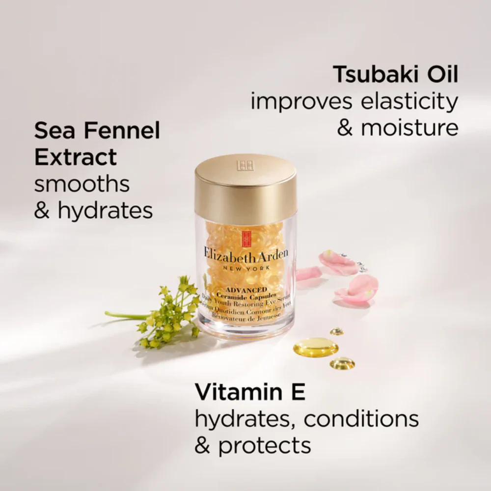 Elizabeth Arden Advanced Ceramide Daily Youth Restoring Eye Serum 60 Capsules - Image 3
